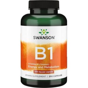 Swanson Vitamin B-1 100mg 250 Kapsler
