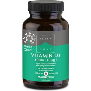 Terra Nova Vitamin D3 400iu 50 stk