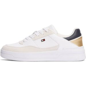 Tommy Hilfiger Metallic Panel Basketball Trainers