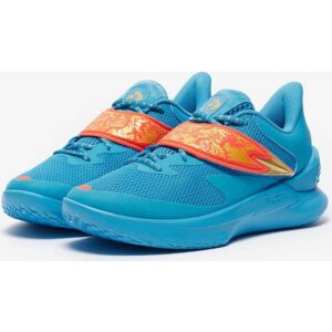 Under Armour Curry Fox 1 Happy Fox Day Basketball Shoes - Capri/Fire/Metallic Gold