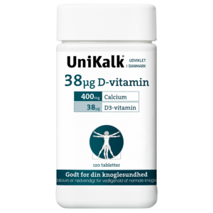 UniKalk 38 Âµg D-vitamin (120 kaps)