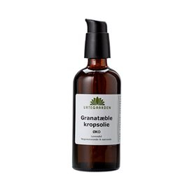 Urtegaarden Granatæblekropsolie ØKO lavendel 100ml.