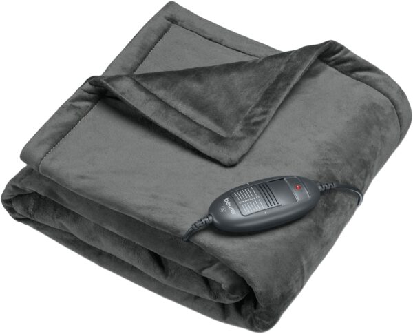 Varmeplaid i Hvid 150 cm x 130 cm Prhd01r