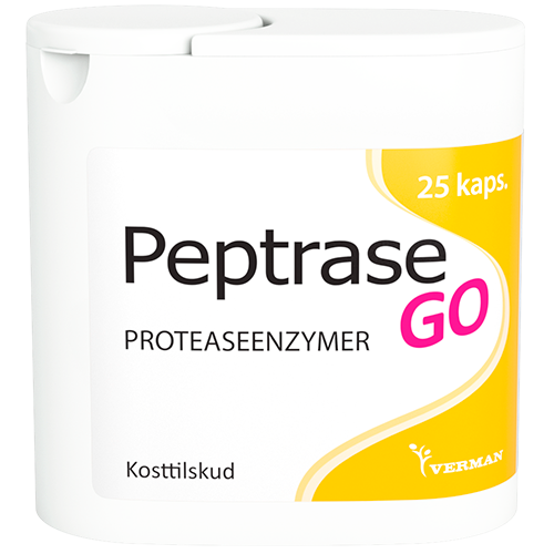 Verman Peptrase GO (25 kaps)