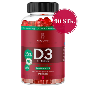 VitaYummy D3 Raspberry (90 stk)