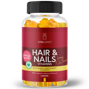 VitaYummy Hair & Nails Lemon (60 stk)