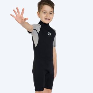 Watery våddragt til børn - Duncan (3mm) - Sort - Våddragt til paddleboard/SUP