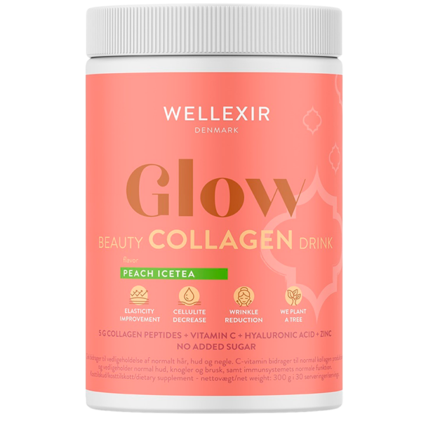 Wellexir Glow Beauty Drink - Peach Ice Tea (300 g)