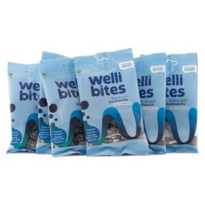 Wellibites Extra Salt Saltlakrids, 6-pak