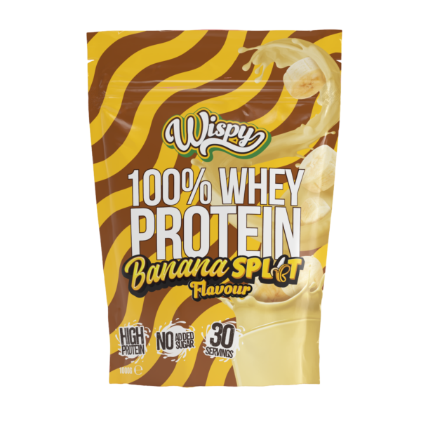 Wispy Whey 100 (1 kg) - Banana Split - Proteinpulver
