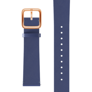 Withings Leather Wristband 18mm Navy Blue & Rose Gold
