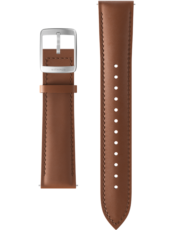 Withings Leather Wristband Brown - 20 mm