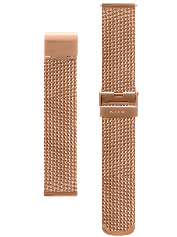 Withings Metal Wristband-Milanese-Rose Gold- 18 mm