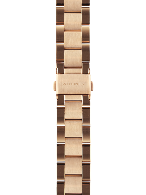Withings Metal Wristband-Oyster Rose Gold - 18 mm