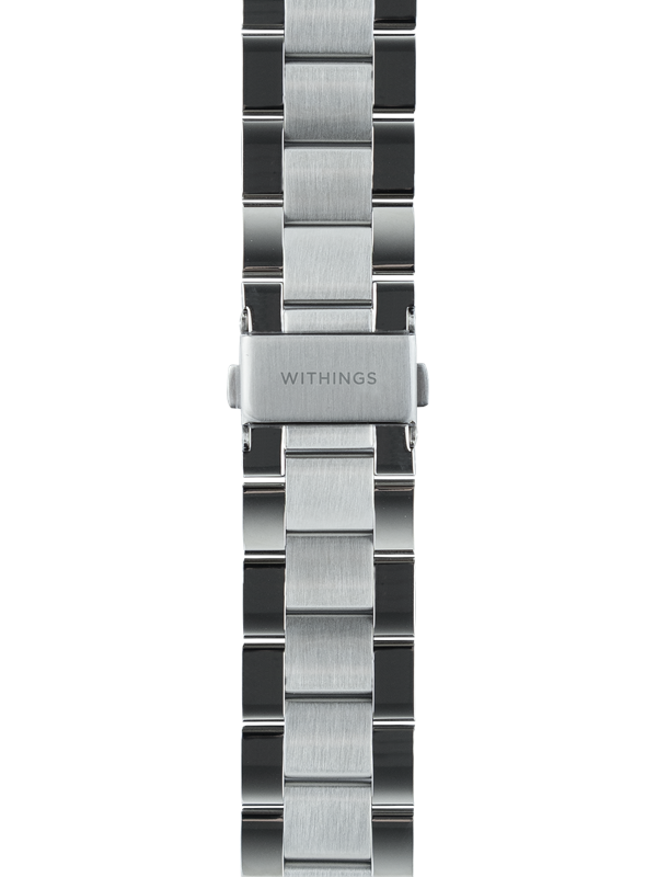 Withings Metal Wristband-Oyster Silver - 20 mm