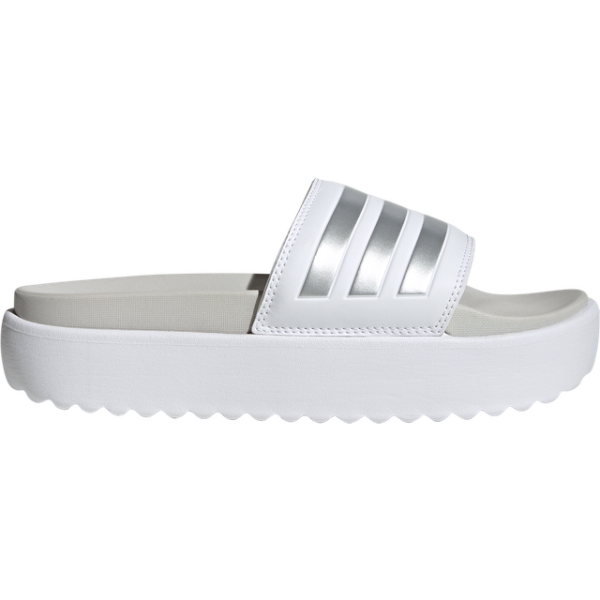 adidas Adilette Platform - Cloud White/Zero Metalic/Grey One