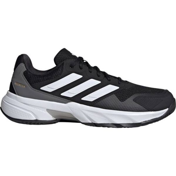 adidas CourtJam Control 3 Clay Tennis Sko - Core Black/Cloud White/Grey Four