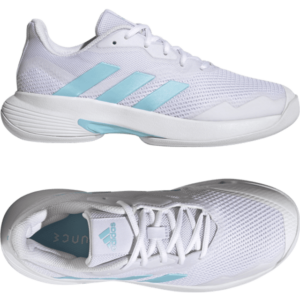 adidas CourtJam Control Tennis Sko - Cloud White/Bliss Blue