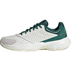adidas Courtjam Control 3 Premium Tennis Sko - Core White/Collegiate Green