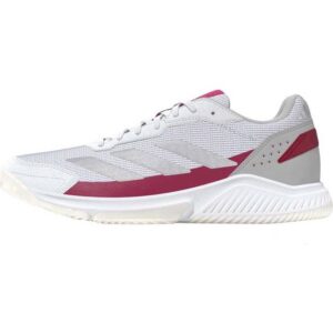 adidas Courtquick Padel Sko - Cloud White/Silver Metallic/Lucid Pink