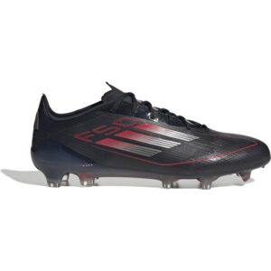 adidas F50 Elite FG - Core Black/Iron Metallic/Lucid Red