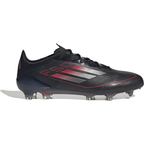 adidas F50 Elite FG - Core Black/Iron Metallic/Lucid Red