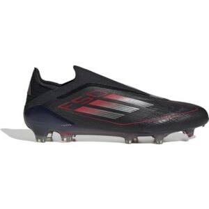 adidas F50 Elite Laceless FG - Core Black/Iron Metallic/Lucid Red