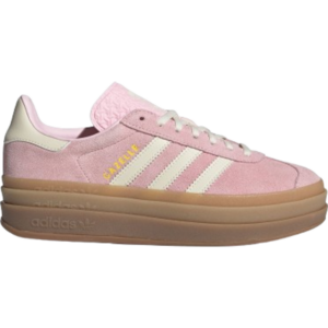 adidas Gazelle Bold Sko - Clear Pink/Cream White/Gold Metallic