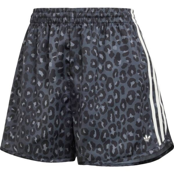 adidas Løbeshorts Med Leopardprint I Satin - Multifarvet