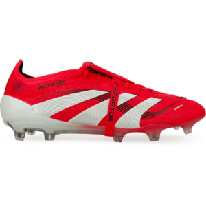 adidas Predator Elite Fold-Over Tongue FG - Lucid Red/Cloud White/Core Black