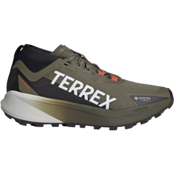 adidas Terrex Agravic GTX M - Olive Strata/Cloud White/Semi Impact Orange