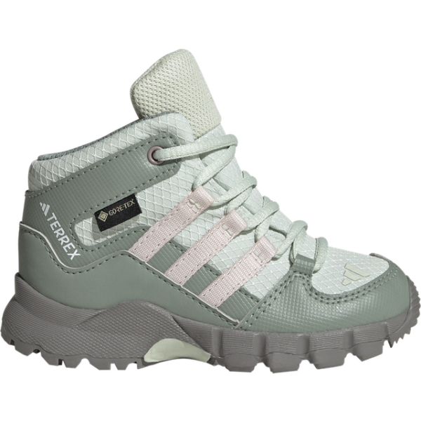 adidas Terrex Mid Gore-tex Vandresko - Khaki/Pastelgrøn/Pudder