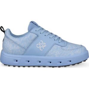 ecco Street 720 Graphic Vandtætte Dame Golfsko I Læder - Blue Bell