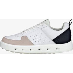 ecco Street Vandtætte Herre Golfsko Uden Spikes White/Black/Gravel Normal