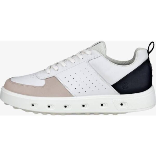 ecco Street Vandtætte Herre Golfsko Uden Spikes White/Black/Gravel Normal