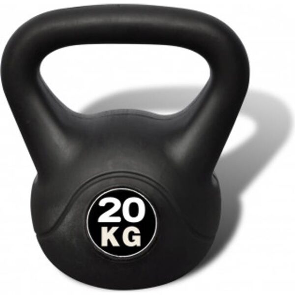 vidaXL Kettlebell Plastic 20 kg
