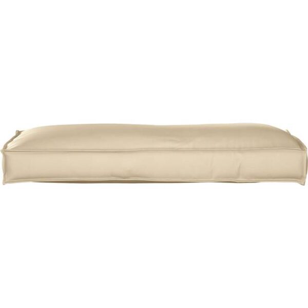 vidaXL Pallet Pude Til Rygstøtte 120x40x12 cm Oxford Stof Stolehynde Beige (120x120cm)