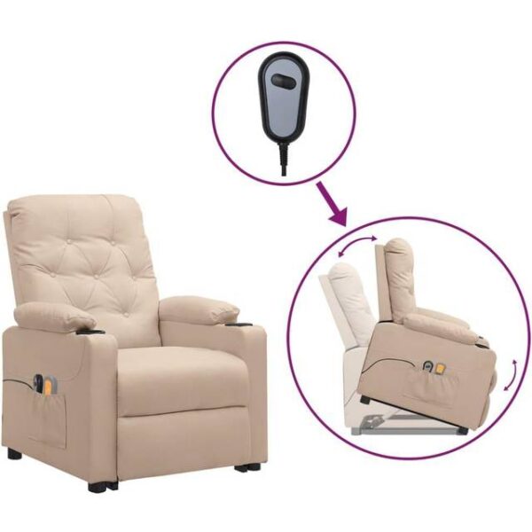 vidaXL elektrisk massagestol Lænestol