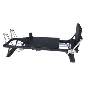 ASG 4430 Foldbar Alu Pilates Reformer (Sort/Sort)