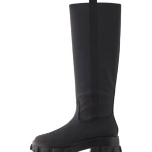 Adrianna Knee High Boots - Sort - 38 - PIECES