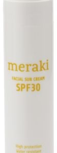 Ansigtssolcreme Meraki Facial Sun Cream SPF 30, vandafvisende & vegansk med E-vitamin & Aloe Vera