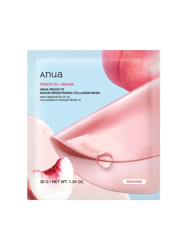 Anua Peach 70 niacin Brightening Collagen Mask 1 pcs