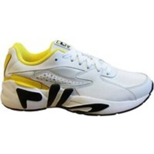 Fila Mindblower Mens White/Yellow Trainers Leather