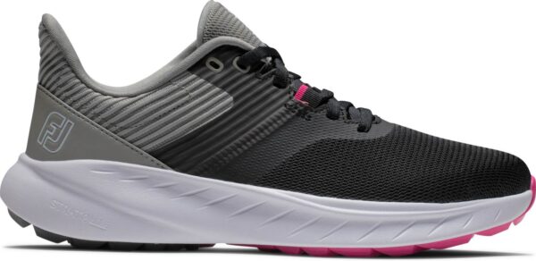 FootJoy Flex (2024) Dame Golfsko Uden Spikes - Black/Grey/White - Str. 36 1/2 Normal