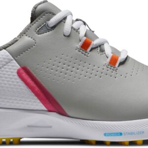 FootJoy Fuel Vandtætte Dame Golfsko Uden Spikes - Grey/Yellow/Pink - Str. 36 1/2 Normal