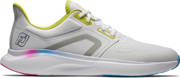 FootJoy Hyperflex Trainer (2023) Vandtætte Herre Golfsko Uden Spikes - White/Multi - Str. 44 1/2 Normal