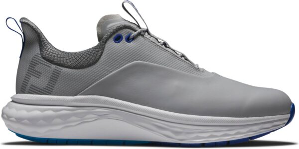 FootJoy Quantum Vandtætte Herre Golfsko Uden Spikes - Grey/White/Blue - Str. 39 Normal