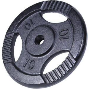 Gorilla Sports Trigrip Black Vægtskiver 0.5-20 kg