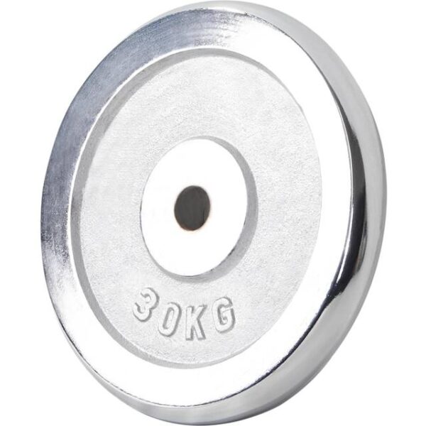 Gorilla Sports Vægtskiver Chrome Støbejern 0.5 Kg 30 Kg