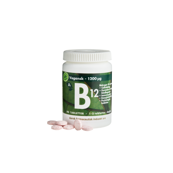 Grønne Vitaminer B12 1200mcg Vegansk (90 tabl)